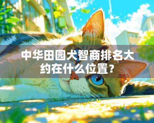 中华田园犬智商排名大约在什么位置？