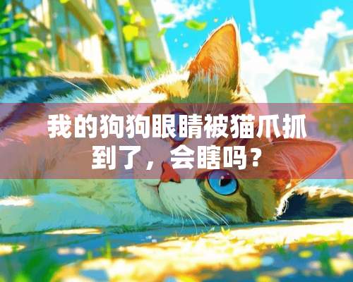 我的狗狗眼睛被猫爪抓到了，会瞎吗？