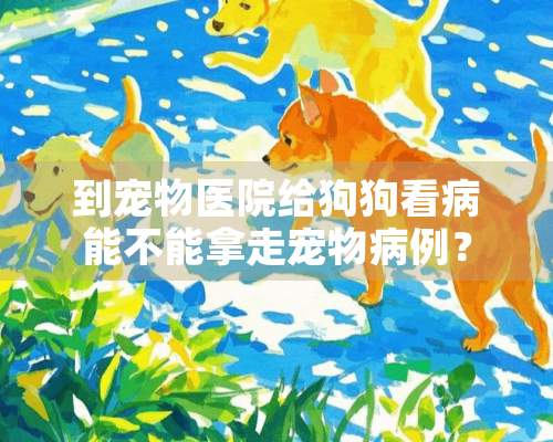 到宠物医院给狗狗看病能不能拿走宠物病例？