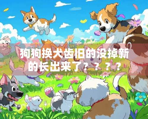 狗狗换犬齿旧的没掉新的长出来了？？？？