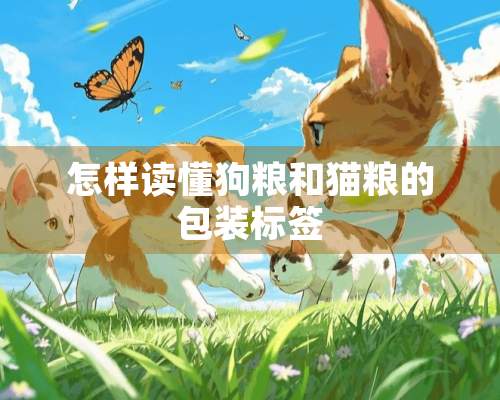 怎样读懂狗粮和猫粮的包装标签