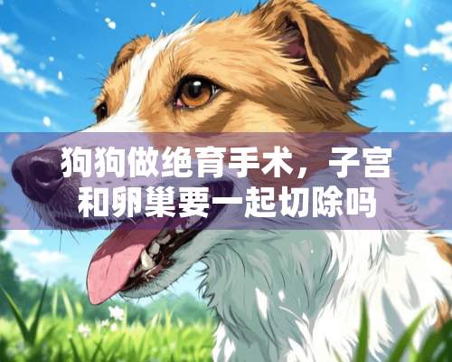 狗狗做绝育手术，子宫和卵巢要一起切除吗