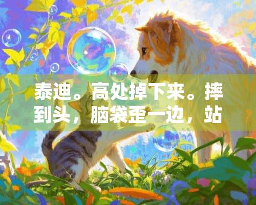 泰迪。高处掉下来。摔到头，脑袋歪一边，站不起来怎么办？