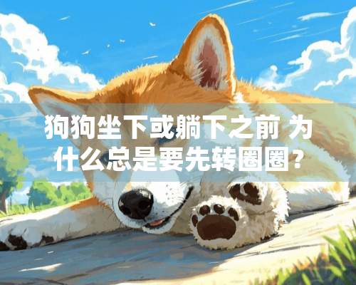 狗狗坐下或躺下之前 为什么总是要先转圈圈？