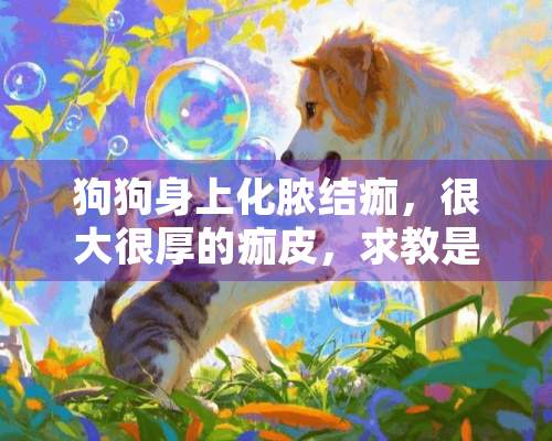 狗狗身上化脓结痂，很大很厚的痂皮，求教是怎么了