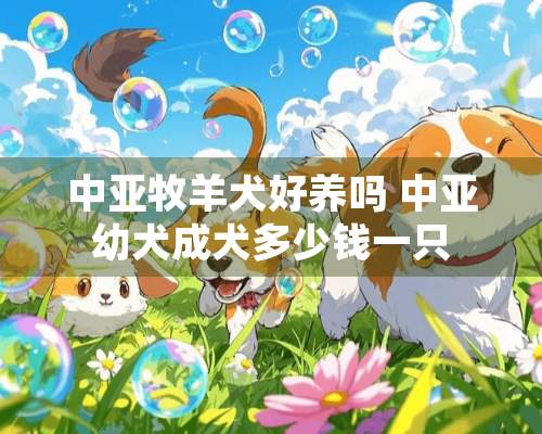 中亚牧羊犬好养吗 中亚幼犬成犬多少钱一只