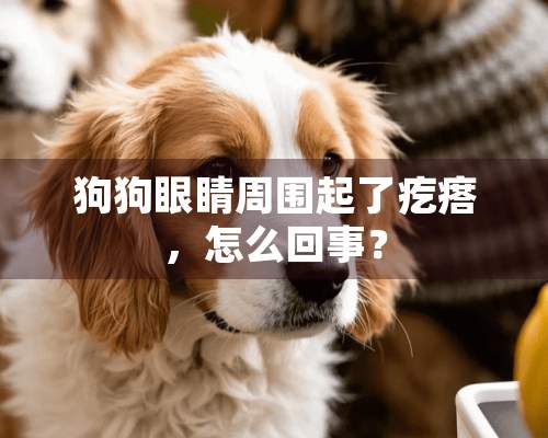 狗狗眼睛周围起了疙瘩，怎么回事？