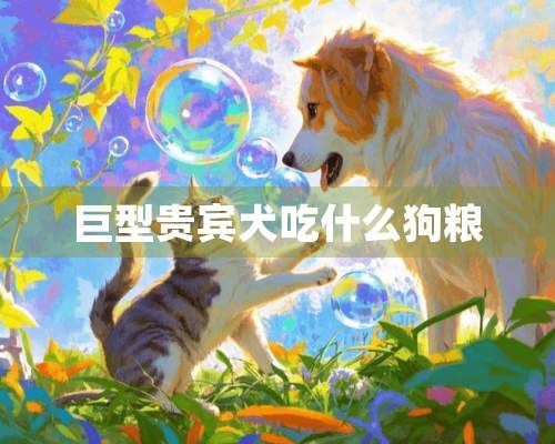 巨型贵宾犬吃什么狗粮