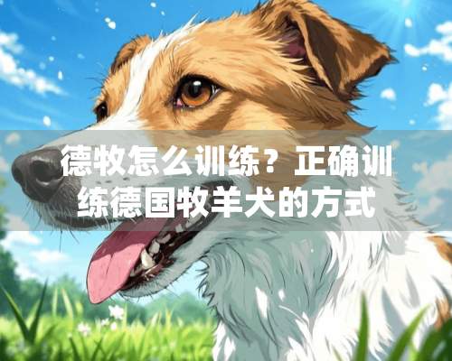 德牧怎么训练？正确训练德国牧羊犬的方式