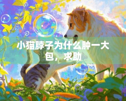 小猫脖子为什么肿一大包，求助