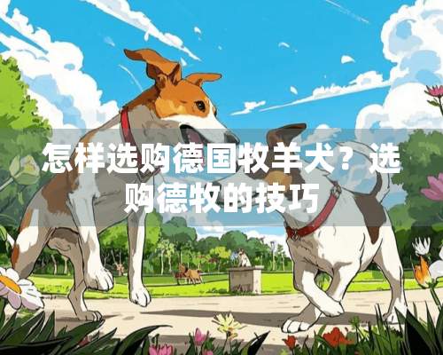 怎样选购德国牧羊犬？选购德牧的技巧