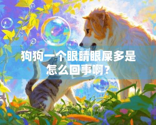 狗狗一个眼睛眼屎多是怎么回事啊？