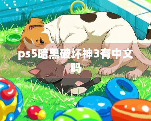 ps5暗黑破坏神3有中文吗