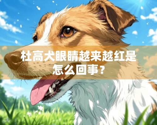 杜高犬眼睛越来越红是怎么回事？