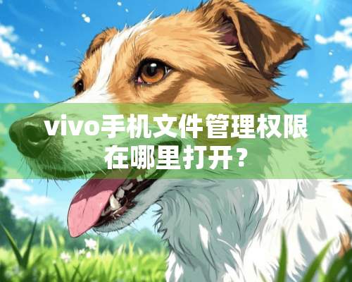 vivo手机文件管理权限在哪里打开？