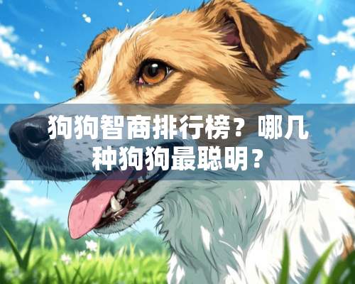 狗狗智商排行榜？哪几种狗狗最聪明？