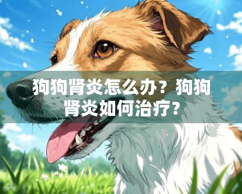 狗狗肾炎怎么办？狗狗肾炎如何治疗？