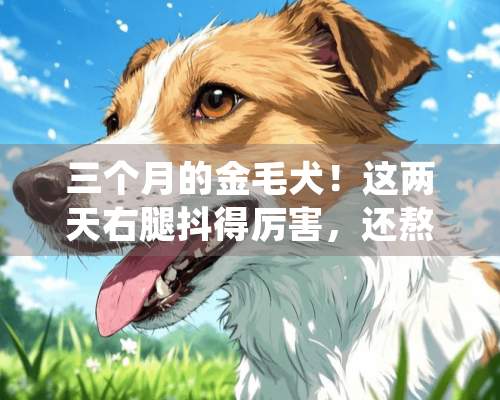 三个月的金毛犬！这两天右腿抖得厉害，还熬嚎的叫着是怎么回事？怎么治疗比较好