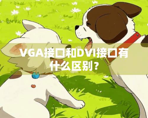 VGA接口和DVI接口有什么区别？