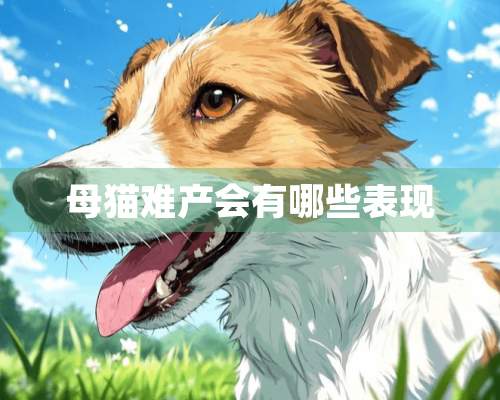 母猫难产会有哪些表现